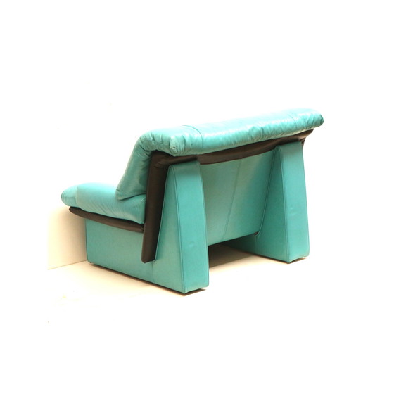 Image 1 of Leather Ambassador armchair by Nicoletti Salotti for Avanti from the 1980s