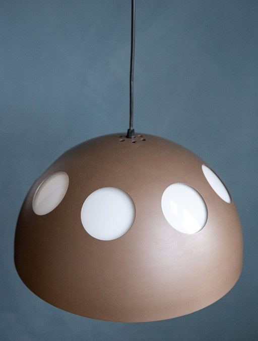 Raak El Duomo Brown Space Age Pendant Lamp