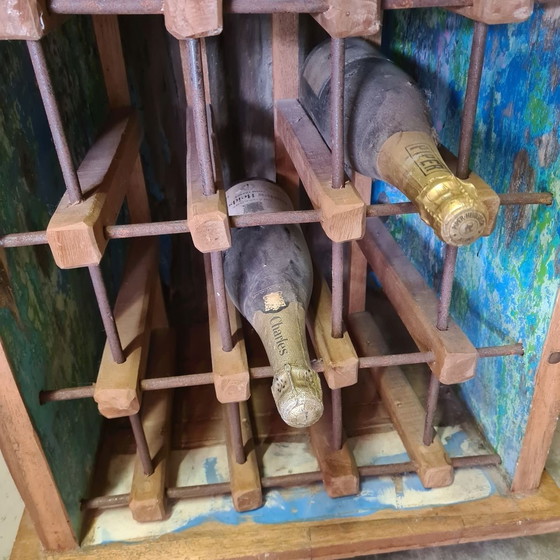 Image 1 of Recycled Boat Wine Cabinet From Indonesia, Early 21st Century