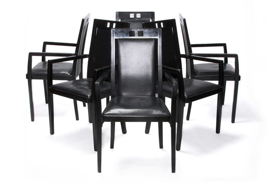 Image 1 of 6 Rare Thonet Arm Chairs