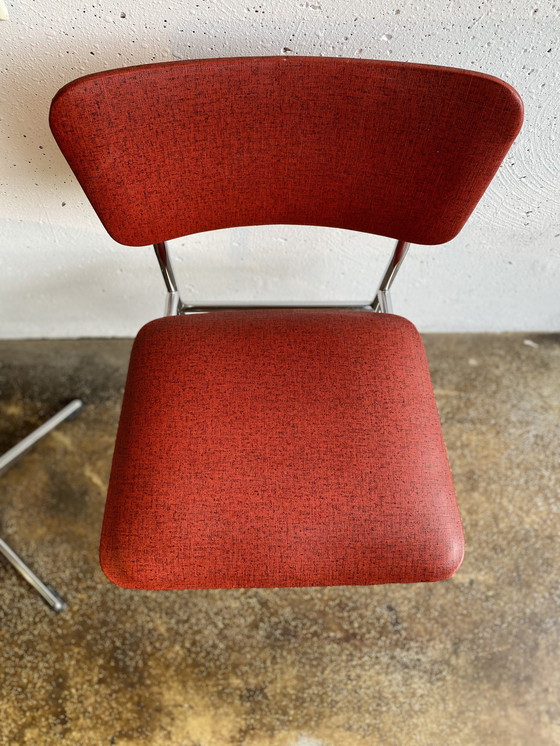 Image 1 of Vintage chair red