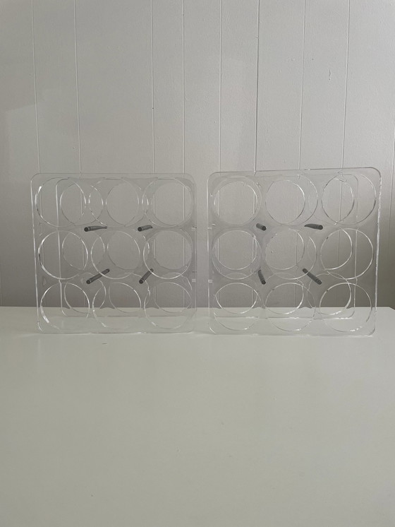 Image 1 of 2x portabottiglie dal design vintage