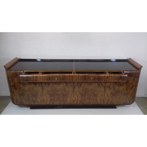 Set vintage con mobile e credenza di Jindřich Halabala per Up Zàvody, Cecoslovacchia 1930