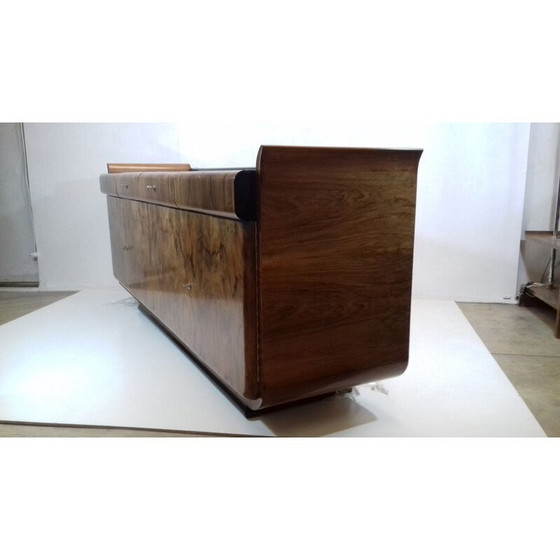 Image 1 of Set vintage con mobile e credenza di Jindřich Halabala per Up Zàvody, Cecoslovacchia 1930