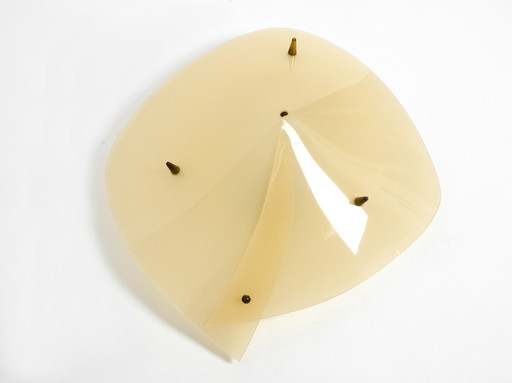 Beautiful and rare Mid Century modern plexiglass ceiling lamp