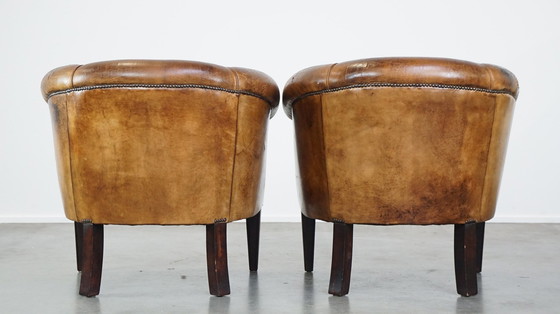 Image 1 of 2 X Club Armchair Made Of Sheepskin