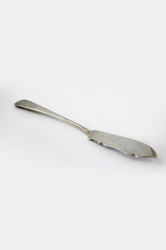 Image 1 of Silver butter knife Haags lofje