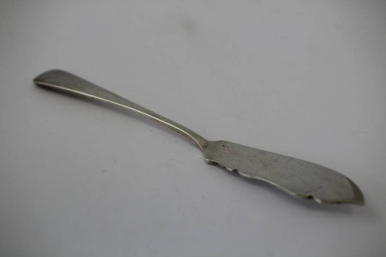 Image 1 of Couteau à beurre en argent Haags lofje