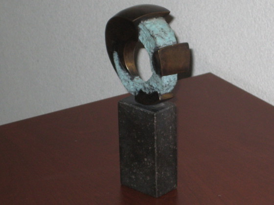 Image 1 of Bronze Figurine Symbiosis By Artist Leon Veerman