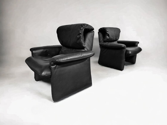 Image 1 of Leather set of COR armchairs