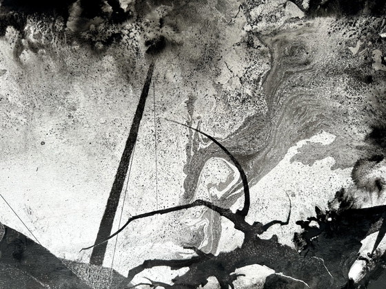 Image 1 of Eugène Eechaut - Composition à l'encre,1980