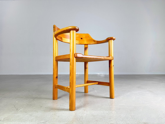 Image 1 of Set di 6 poltrone Rainer Daumiller, sedia in pino vintage