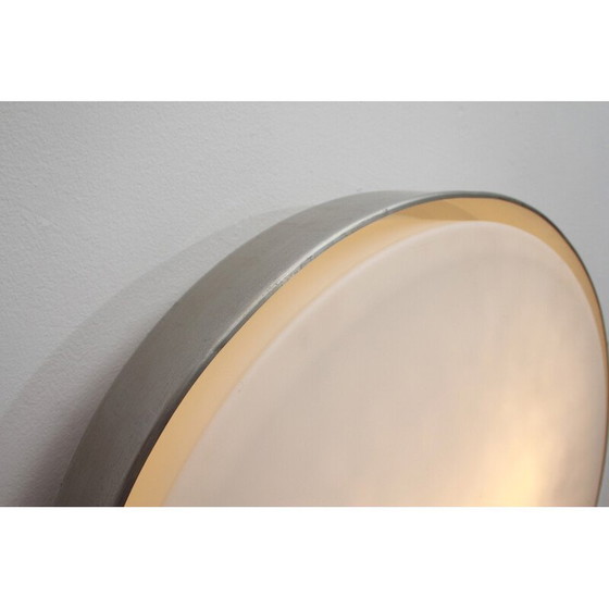 Image 1 of Lampada da parete vintage in vetro opalino e alluminio di Ishii Motoko per Staff, 1970