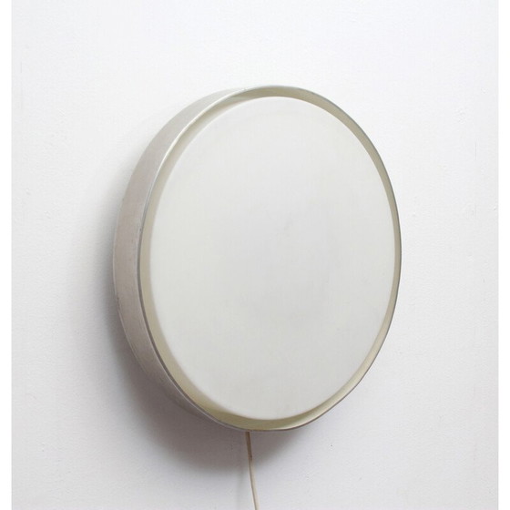 Image 1 of Lampada da parete vintage in vetro opalino e alluminio di Ishii Motoko per Staff, 1970