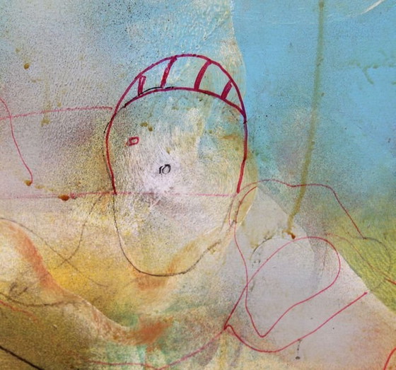 Image 1 of Pittura • Senza titolo • Carlos Méndes • Astrazione realistica • Arte contemporanea • 1970