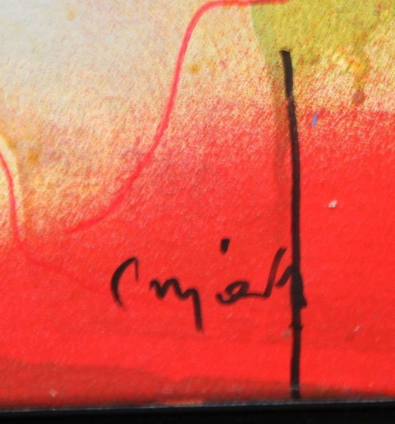 Image 1 of Pittura • Senza titolo • Carlos Méndes • Astrazione realistica • Arte contemporanea • 1970