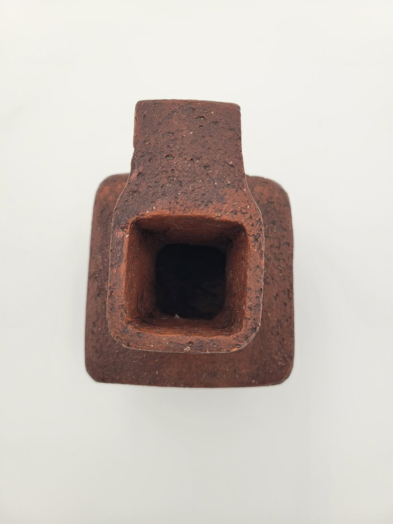 Image 1 of Small Cubic Stone Decanter