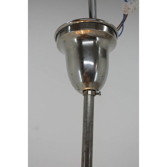 Image 1 of Lampadario vintage Bauhaus in nichel UFO, 1930