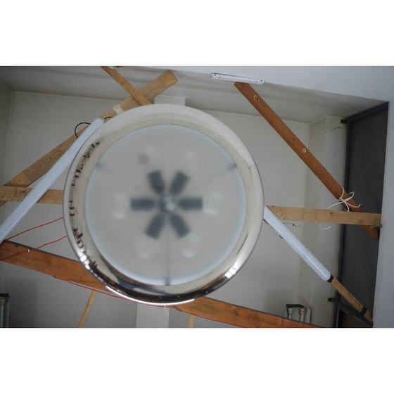 Image 1 of Lampadario vintage Bauhaus in nichel UFO, 1930