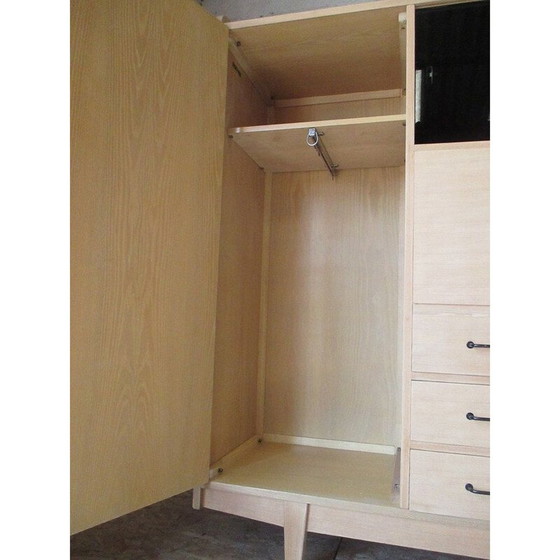 Image 1 of Vintage ashwood cabinet by René-Jean Caillette, 1960