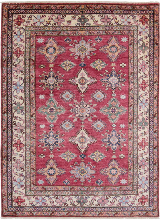 Image 1 of Tappeto Kazak Diyar originale annodato a mano 207 x 148 cm in ottime condizioni