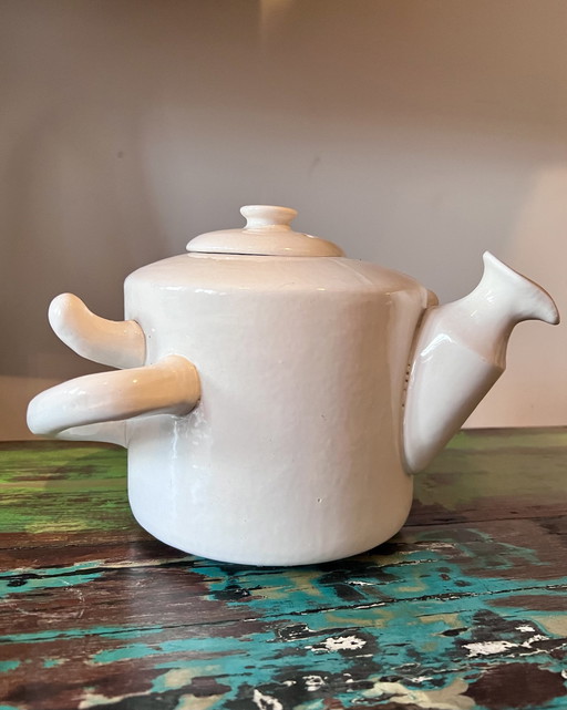Tetera de cerámica danesa vintage de Pollas Design