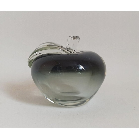 Image 1 of Vintage Murano crystal apple, 1990