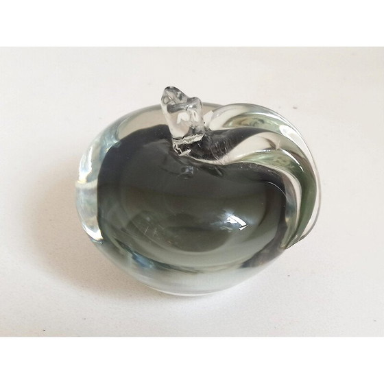 Image 1 of Vintage Murano crystal apple, 1990