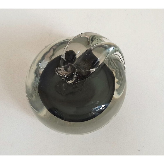 Image 1 of Vintage Murano crystal apple, 1990