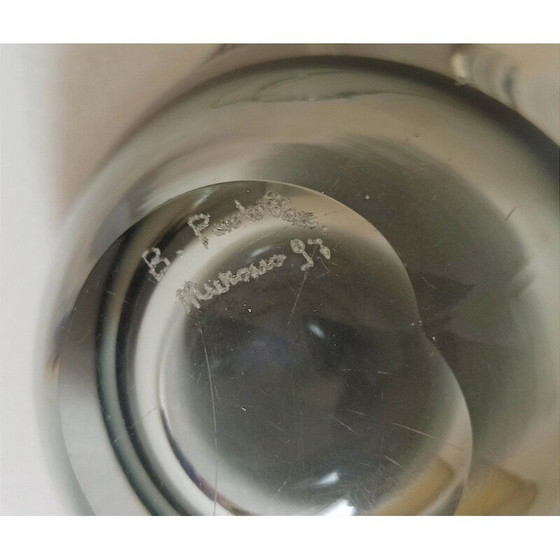 Image 1 of Vintage Murano crystal apple, 1990