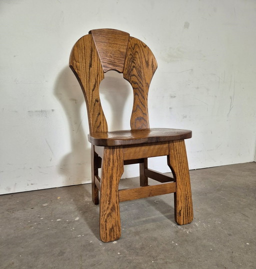 Brutalist dining chair