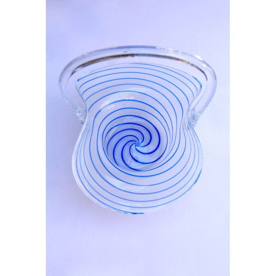 Image 1 of Vintage Cestino basket in Murano glass Italy 1960s