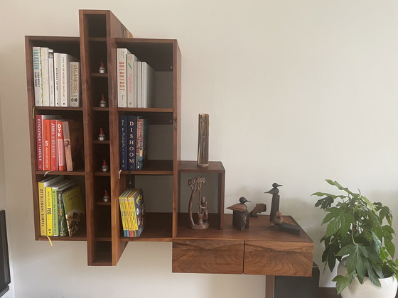 Image 1 of Handcrafted Cherrywood TV Furniture And Hanging Cabinet