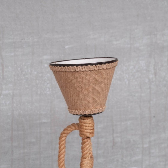 Image 1 of Lampada da tavolo vintage in corda, Francia anni '60
