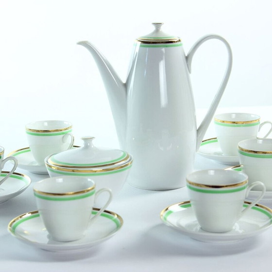 Image 1 of Mid centtury porcelain coffee set, Czechoslovakia 1954