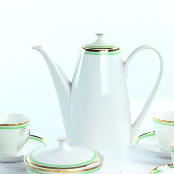 Image 1 of Mid centtury porcelain coffee set, Czechoslovakia 1954
