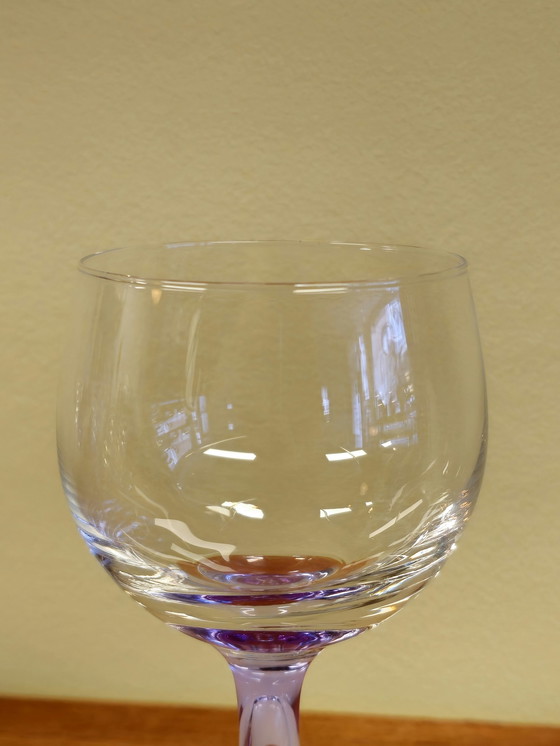 Image 1 of 6X Murano Alexanderite Neodymium Wine Glasses Glasses