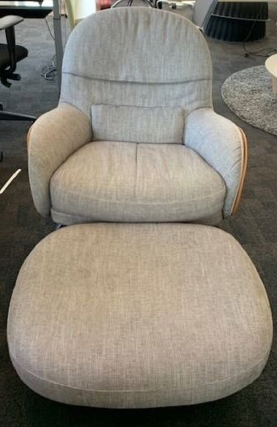 Image 1 of Depadova Louisiana Lounge Chair + Ottoman