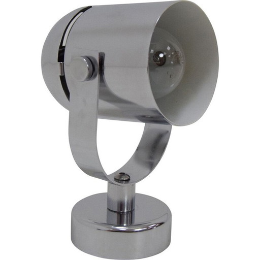 Vintage chrome wall lamp by Stanislav Indra for Combi lux Czechoslovakia 1970s