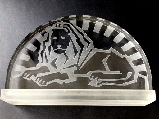 Pop Art Plexiglas decorative object Lion Italy