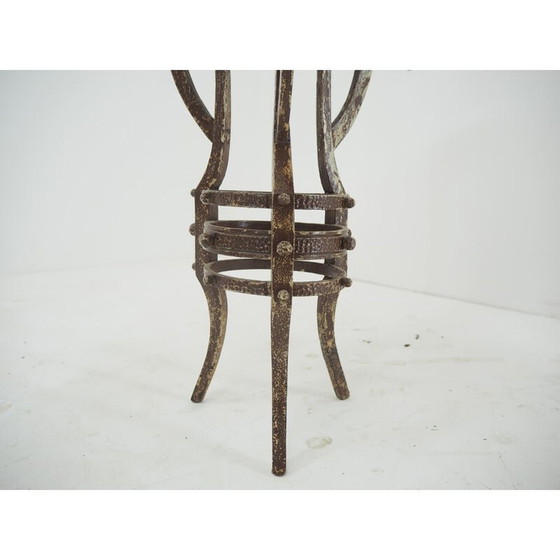 Image 1 of Vintage industrial iron side table