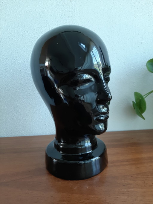 Tête céramique vintage