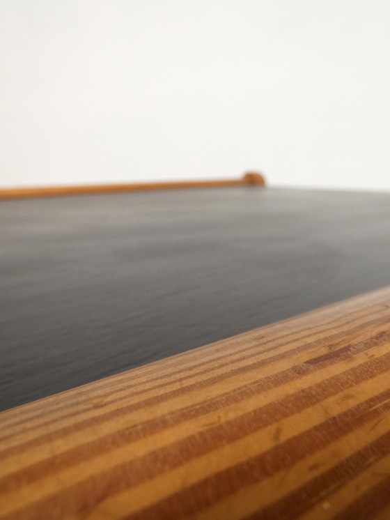 Image 1 of Brutalist Coffee Table With Slate Top