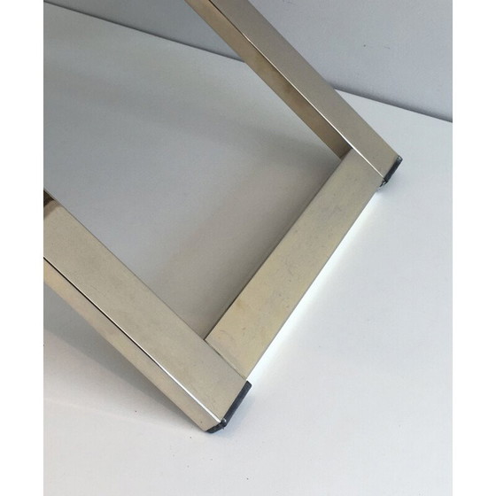 Image 1 of Sgabello vintage cromato 1970