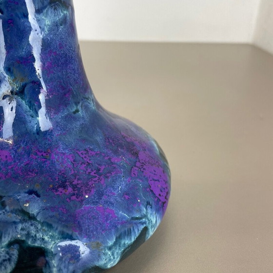 Image 1 of Pair of vintage superglazed ceramic vases for Marei Ceramics, Germany 1970s