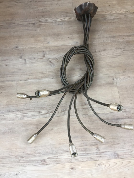 Image 1 of 2x Tom Kater lampe suspendue avec 7 bras flexibles