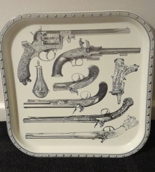 Fornasetti Gun Tray 1960 Italy