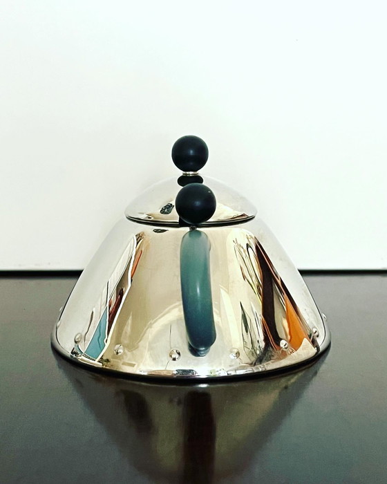 Image 1 of Alessi sugar bowl 9097 by Michael Graves