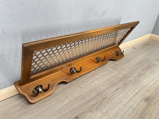 Art Deco Mid - Century Train Coat Rack.