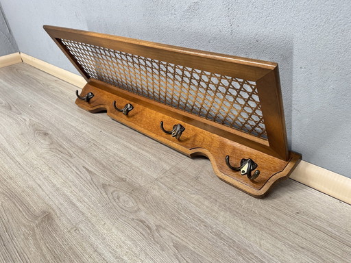 Art Deco Mid - Century Train Coat Rack.